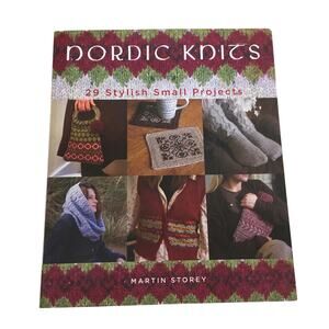 Nordic Knits 29 Stylish Small Projects Knitting Faire Isle Scarf Hat Purse Socks